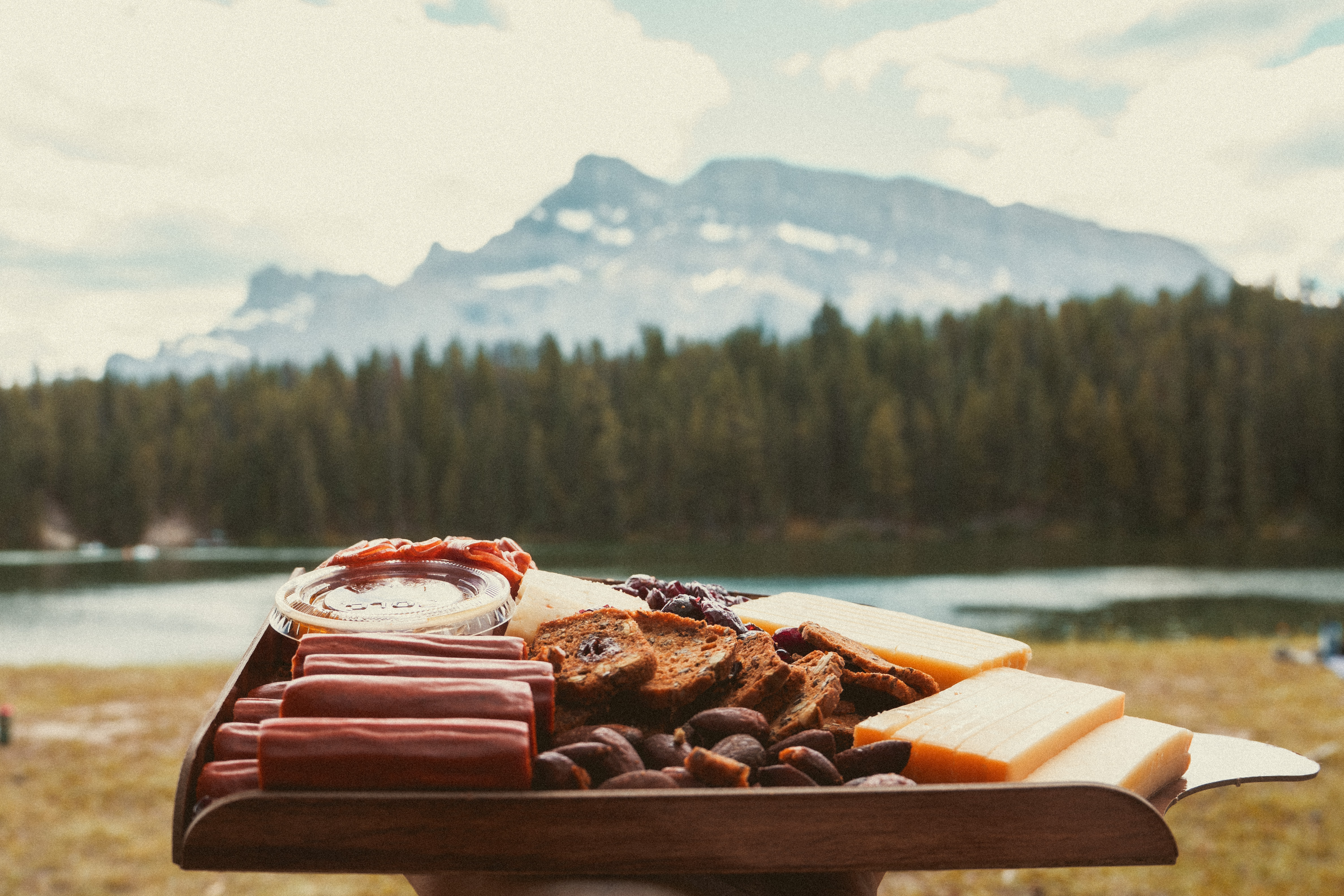 Styled picnic details from a Banff Picnic Co setup